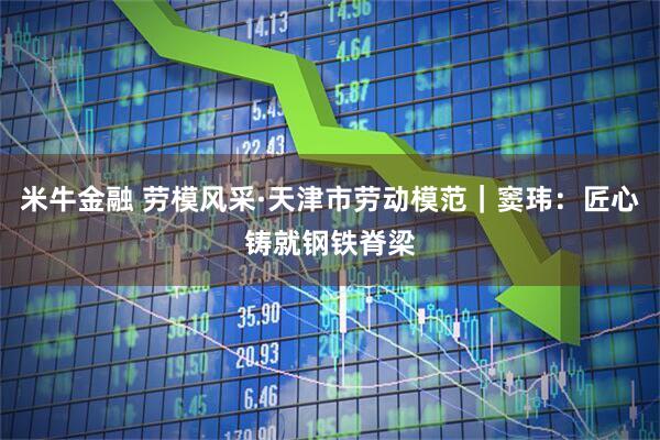 米牛金融 劳模风采·天津市劳动模范｜窦玮：匠心铸就钢铁脊梁