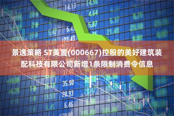 景逸策略 ST美置(000667)控股的美好建筑装配科技有限公司新增1条限制消费令信息